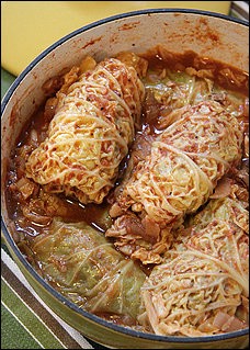 Stuffed cabbage rolls 