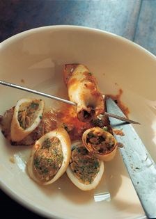 Stuffed calamari (Calamari ripieni)