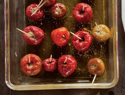 Stuffed cherry peppers (Peperoni con acciughe)