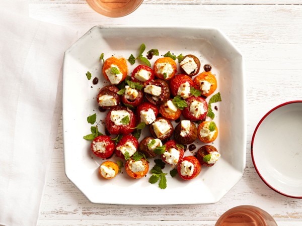 Stuffed cherry tomatoes