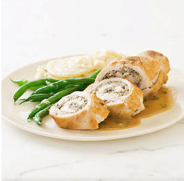 Stuffed chicken breasts