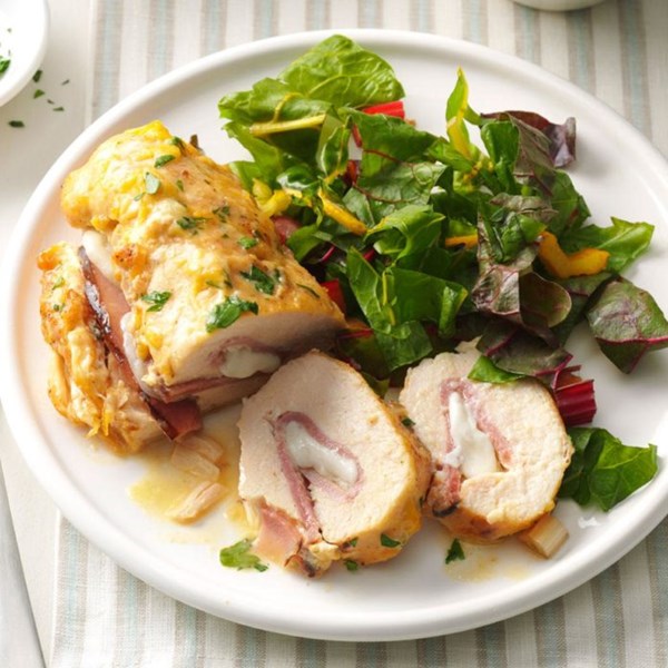 Stuffed chicken rolls