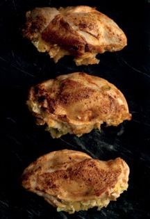 Stuffed chicken with leeks & cheese (Pileshko polneto so praz i sirenje)