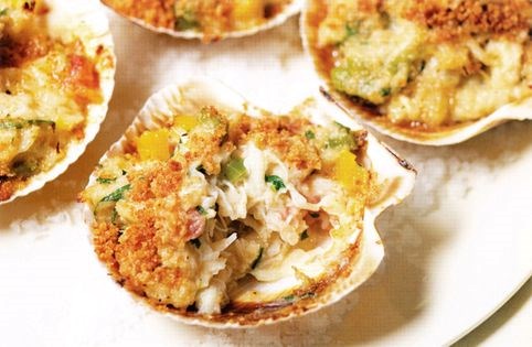 Stuffed crab shells (Casquinha de siri)