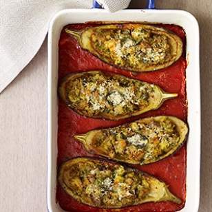 Stuffed eggplant