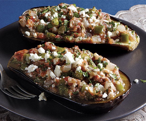 Stuffed eggplant (Imam bayaldi)