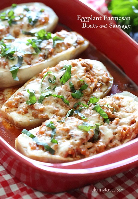 Stuffed eggplant Parmesan