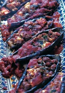 Stuffed eggplants