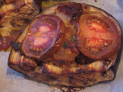 Stuffed eggplants (Aubergines farcies)