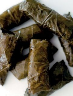 Stuffed grape leaves (Sarmi so lozov list)