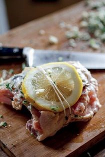 Stuffed Greek chicken