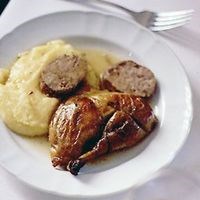 Stuffed guinea hen
