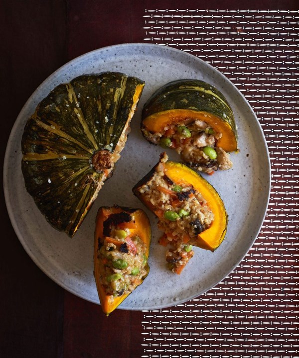 Stuffed kabocha 