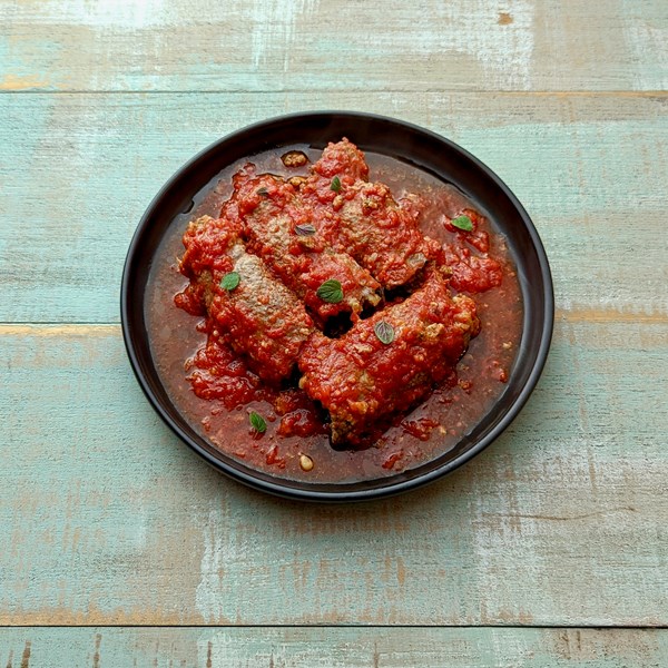 Stuffed Ligurian veal rolls (Tomaxelle)