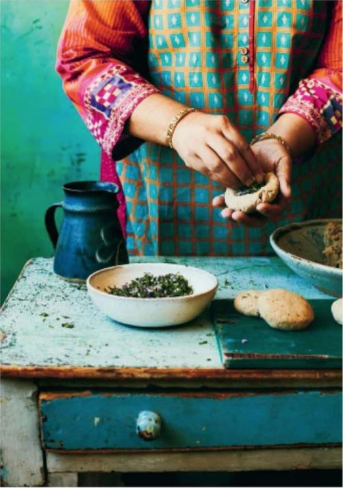 Stuffed meat patties (Shami kabab)