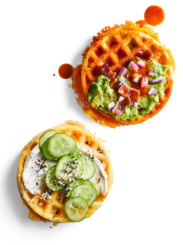 Stuffed mini chaffles
