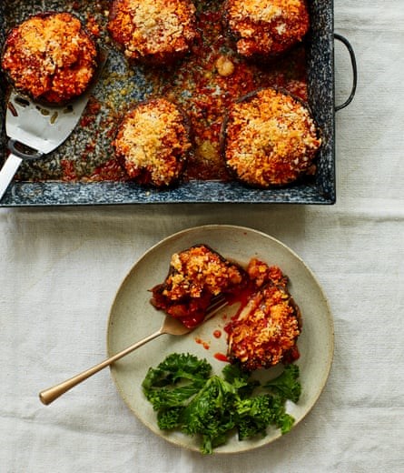 Stuffed mushrooms with 'nduja'
