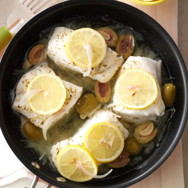 Stuffed-olive cod