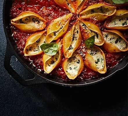 Stuffed pasta bake Bolognese