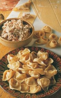 Stuffed pasta dumplings (Cappelletti)