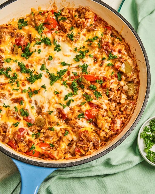 Stuffed pepper casserole