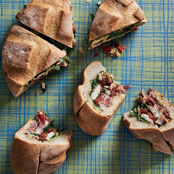 Stuffed picnic loaf