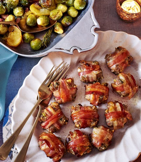 Stuffed pigs in a blanket