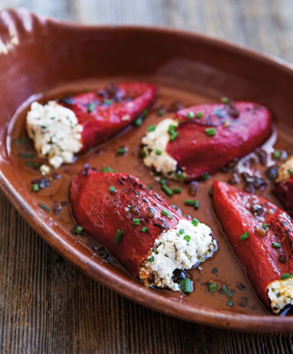 Stuffed piquillo peppers