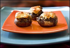 Stuffed portobellos