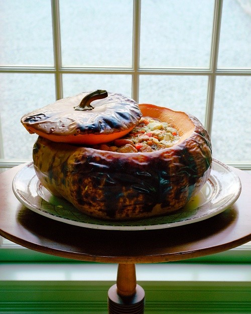 Stuffed pumpkin