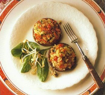 Stuffed shiitake