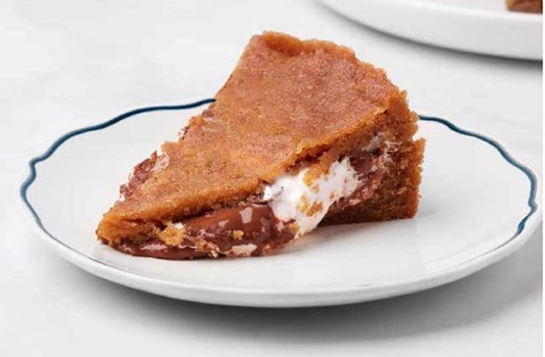 Stuffed s'mores cake