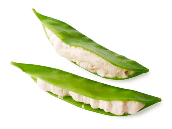 Stuffed snow peas