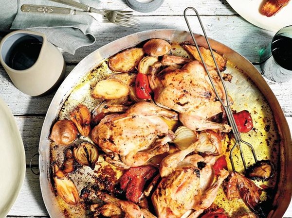 Stuffed spatchcock (Punjeni pilići)