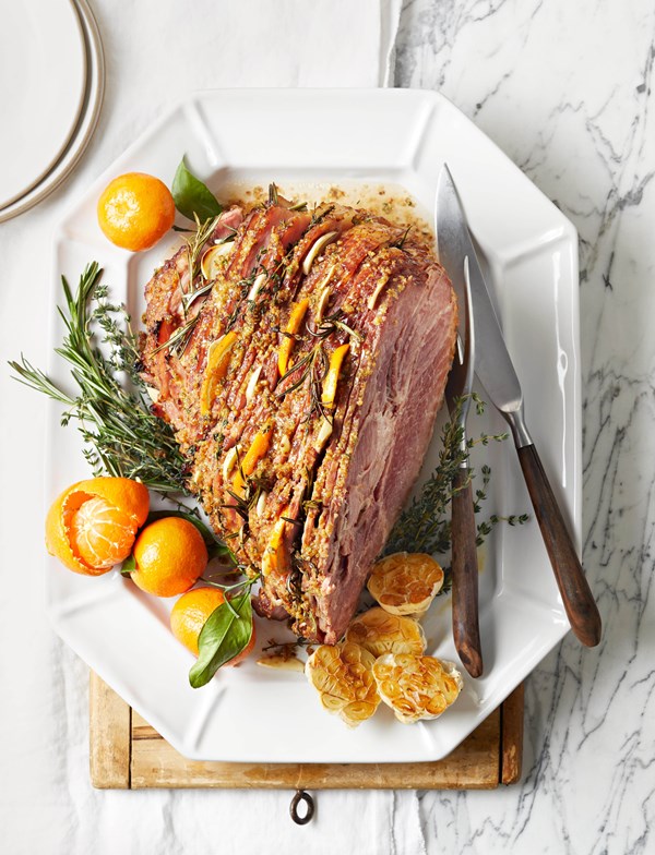 Stuffed spiral ham