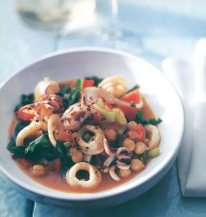 Stuffed squid from Genoa (Totani ripieni alla genovese)