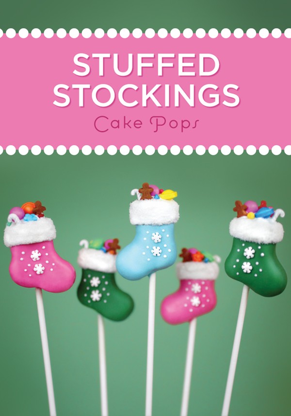 Stuffed stocking cake pops