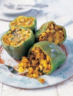 Stuffed sweet peppers
