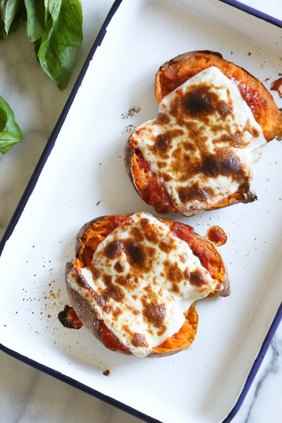 Stuffed sweet potatoes Italian style