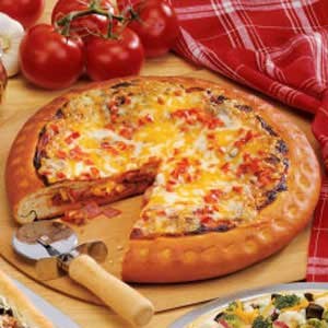 Stuffed-to-the-gills pizza