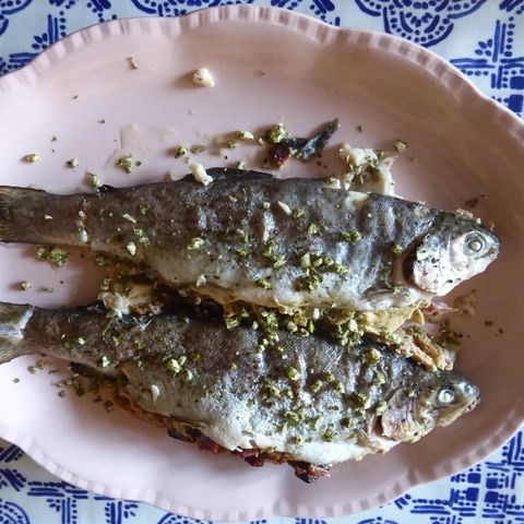 Stuffed trout (Les truites farcies)