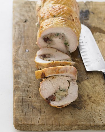 Stuffed turkey breast