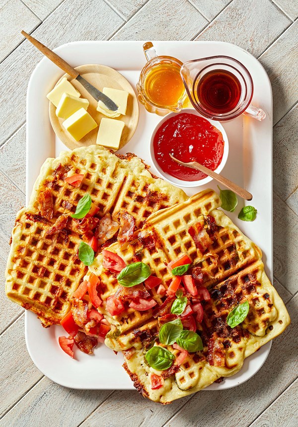 Stuffed waffles
