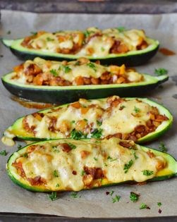Stuffed zucchini