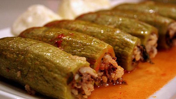 Stuffed zucchini (Kousa mahshi)