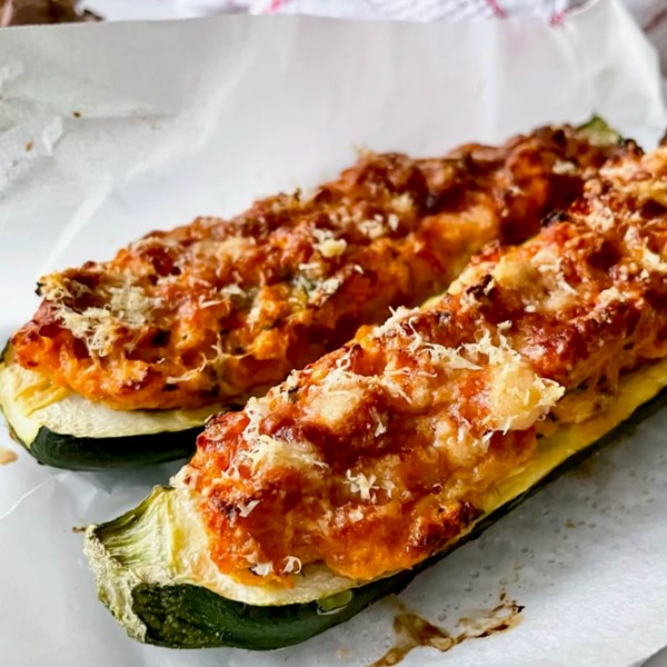 Stuffed zucchini (Zucchine ripiene)