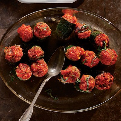 Stuffed zucchini (Zucchine ripiene)