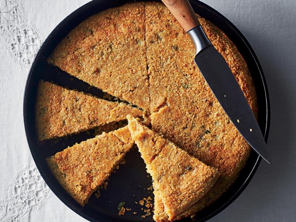 Stuffing-flavored cornbread