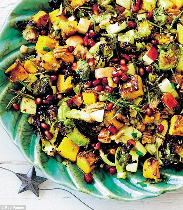 Stuffing 'n' all the best bits salad