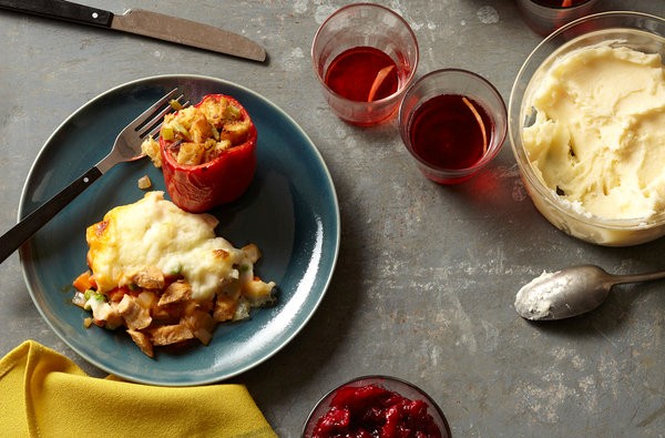 Stuffing-stuffed bell peppers
